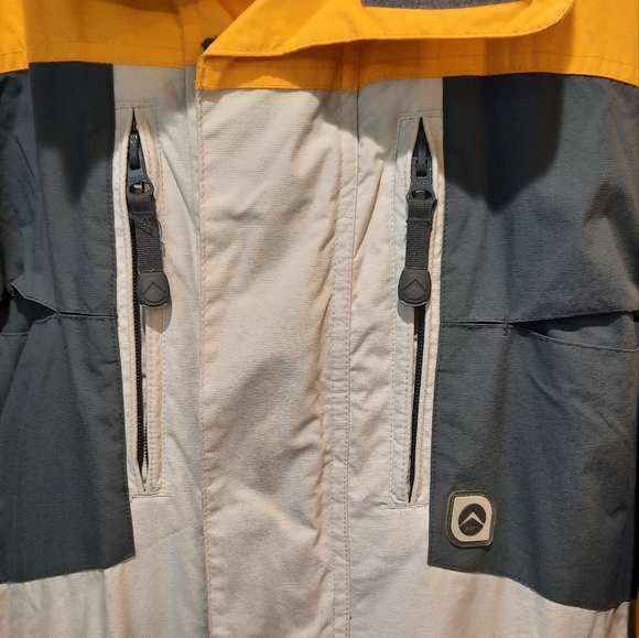 American Eagle Outfitters Yellow/Gray Winter Ski Jacket size Medium - Picture 5 of 15